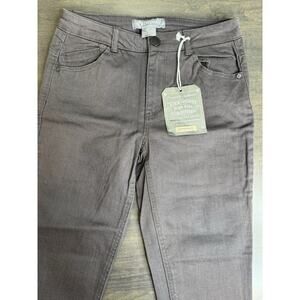 Women's Sz 0 Inseam 27" Democracy High Rise Sim Straight Brown Jeans NWT